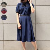 クロスタイ付ワンピース | axes femme | 詳細画像1