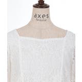 チュール袖総レーストップス | axes femme | 詳細画像18