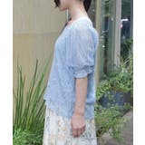 チュール袖総レーストップス | axes femme | 詳細画像2