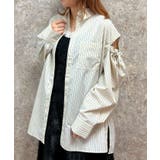 イエロー | ストライプ柄シャツ | axes femme