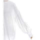 フリル袖ロングシャツ | axes femme | 詳細画像25