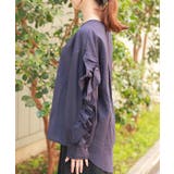 フリル袖ロングシャツ | axes femme | 詳細画像4