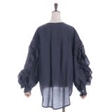 フリル袖ロングシャツ | axes femme | 詳細画像8