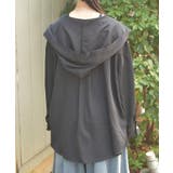 フード付きオーバーシャツ | axes femme | 詳細画像3 
