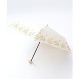 ミモザ刺繍晴雨兼用折傘 | axes femme | 詳細画像3