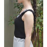 カップ付ローズレースタンク | axes femme | 詳細画像2 