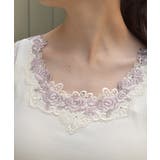 カップ付ローズレースタンク | axes femme | 詳細画像4 