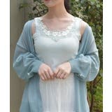 ミント | カップ付ローズレースタンク | axes femme