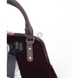 カメオ付リボンベロアバッグ | axes femme | 詳細画像4