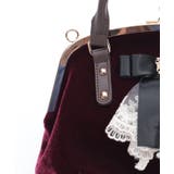 カメオ付リボンベロアバッグ | axes femme | 詳細画像6
