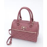 リボン刺繍キルトボストン | axes femme | 詳細画像12 