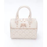 リボン刺繍キルトボストン | axes femme | 詳細画像13 