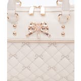 リボン刺繍キルトボストン | axes femme | 詳細画像18 