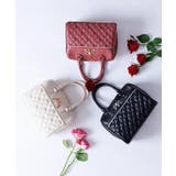 リボン刺繍キルトボストン | axes femme | 詳細画像2 