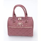 リボン刺繍キルトボストン | axes femme | 詳細画像4 