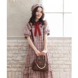 チャーム付ローズキルトバッグ | axes femme | 詳細画像2 