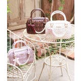 チャーム付ローズキルトバッグ | axes femme | 詳細画像3 