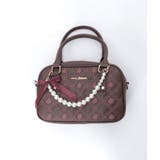 チャーム付ローズキルトバッグ | axes femme | 詳細画像4 