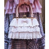 生成り | レースフリルがま口バッグ | axes femme
