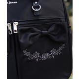 撥水ナイロンＷリボンボストン | axes femme | 詳細画像3 