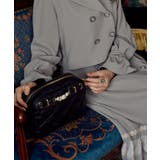 黒 | 薔薇刺繍キルトショルダー | axes femme