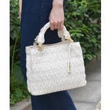 生成り | 薔薇金具付シャーリングバッグ | axes femme