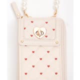 ハート刺繍スマホポシェット | axes femme | 詳細画像4