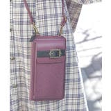 ワイン | 配色ベルトデザインショルダー | axes femme