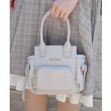 グレージュ | リボン撥水ナイロンポシェット | axes femme