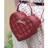 ワイン | ハートモチーフポシェット | axes femme