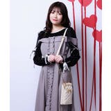 リボン刺繍キルトショルダー | axes femme | 詳細画像1 