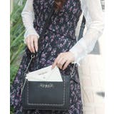 黒 | レターポーチ付きショルダー | axes femme