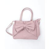 ピンク | リボン付撥水ナイロントート | axes femme