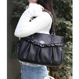 ローズ刺繍フリルＡ４トート | axes femme | 詳細画像2 