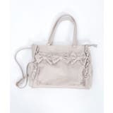 撥水ナイロン連リボントート | axes femme | 詳細画像17 