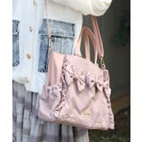 ピンク | 撥水ナイロン連リボントート | axes femme