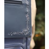 撥水ナイロン刺繍使いリュック | axes femme | 詳細画像3