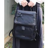 撥水ナイロン刺繍使いリュック | axes femme | 詳細画像5