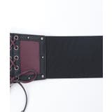 レースアップコルセットベルト | axes femme | 詳細画像13 