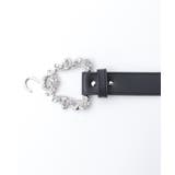 装飾フック金具合皮ベルト | axes femme | 詳細画像11 
