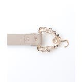 装飾フック金具合皮ベルト | axes femme | 詳細画像8 