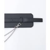 チェーン付き太幅合皮ベルト | axes femme | 詳細画像14 