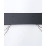 チェーン付き太幅合皮ベルト | axes femme | 詳細画像17 