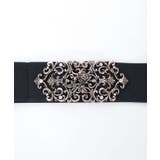 ローズモチーフ太幅ゴムベルト | axes femme | 詳細画像3