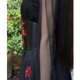 彼岸花刺繍コルセットベルト | axes femme | 詳細画像2 