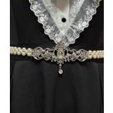 シルバー | オーナメントパールゴムベルト | axes femme