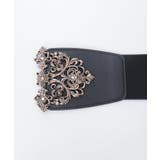 クラシカル装飾太幅ベルト | axes femme | 詳細画像4 