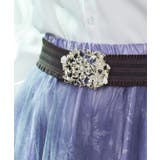 雪薔薇モチーフゴムベルト | axes femme | 詳細画像1 