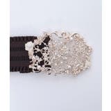 雪薔薇モチーフゴムベルト | axes femme | 詳細画像12 