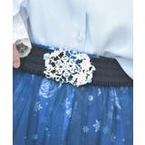 雪薔薇モチーフゴムベルト | axes femme | 詳細画像2 